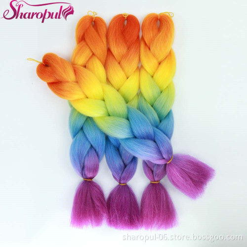 African woman Hair Attachment for braid wig C14 c15 b29 Jumbo ombre braiding hair